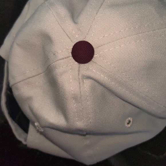 Vintage Harvard Hat University Square Adjustable Metal Clasp Ball Cap Crimson - Picture 3 of 6